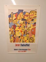 Kunstplakat Jean Dubuffet 1977 original