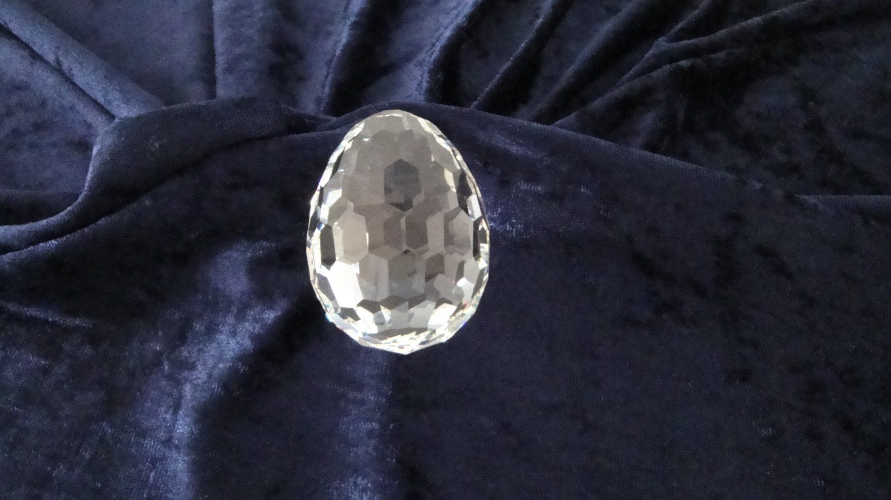 Gläser: Kristallobjekt Oval Swarovski – Neu (gemäss Beschreibung) aus Jona von tischline