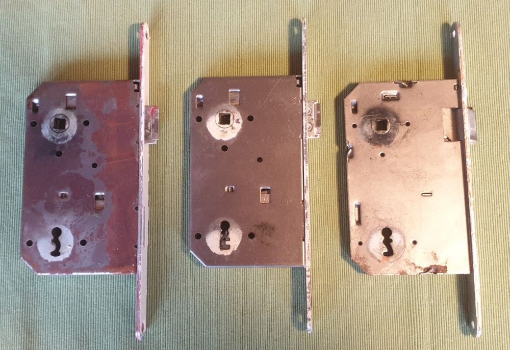 3 Stück Türschloss Ohne Bohren - Einbruchsicher Für Innentüren Aus Zinklegierung