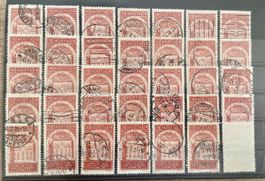     Helvetia Mi. 167 + 301 gestempelt 65 Marken