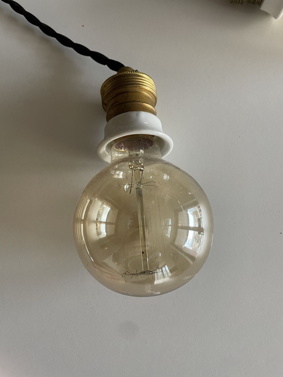 Lampadari & plafoniere: Hängelampe mit Edison Glühbirnen – Usato da Basel venduto da poootaing 3