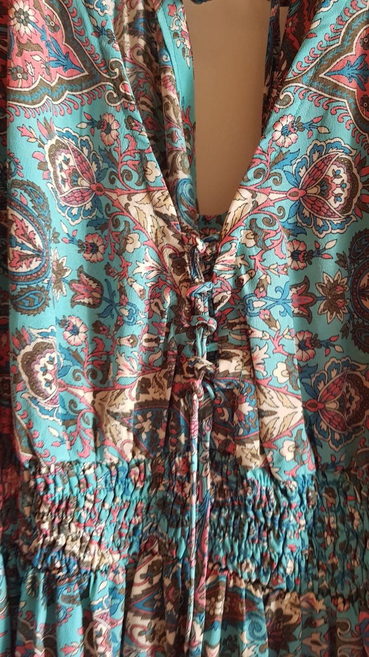 Vestiti: Schönstes Elfen Seidenkleid Boho Gr S- M – Nuovo (secondo la descrizione) da Menznau venduto da Valinor 4