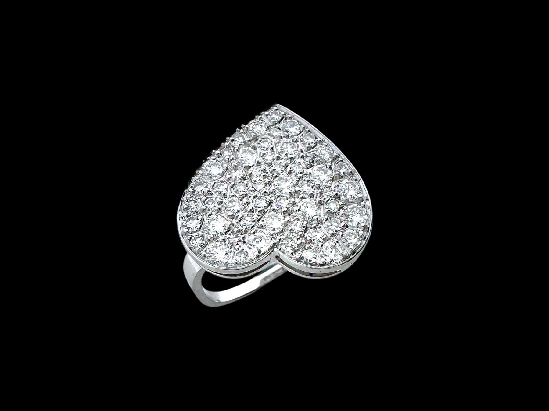 Anelli: Diamant - Herz - Ring, ca. 1.00 ct – Usato da Zuzwil SG venduto da artimmo 2