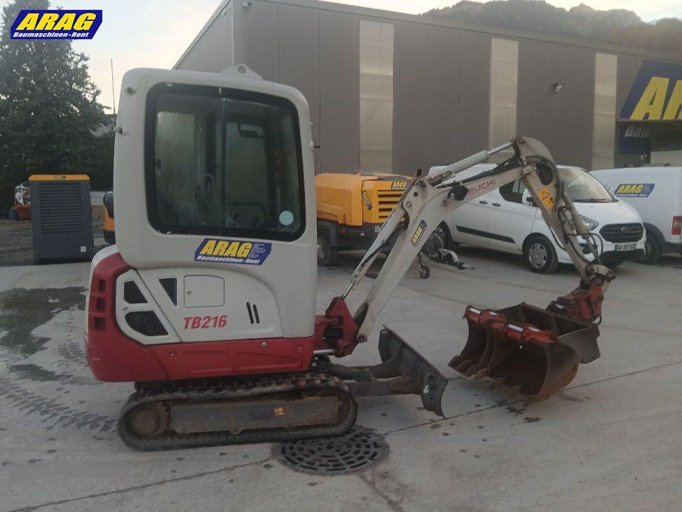 Takeuchi Escavatori: Takeuchi TB216 Minibagger – Usato da Hasle LU venduto da Arag08 1