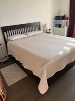 IKEA Idanas Bett mit Schubladen und Matratze 160x200