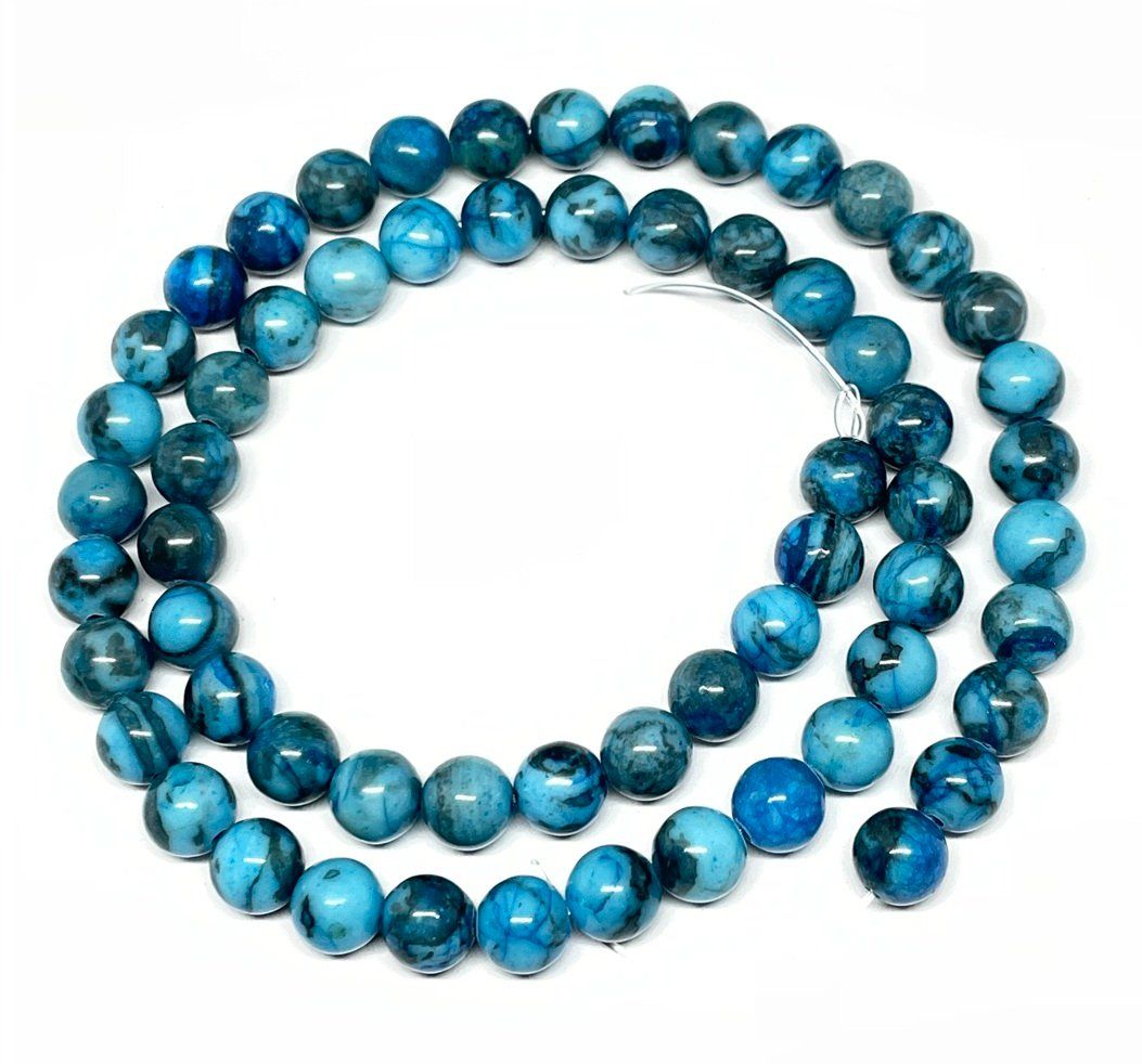 Catenine: Natürliche blaue AAA Jaspis Perlen, 6mm – Nuovo (secondo la descrizione) da Thun venduto da Creative-Art-Tess