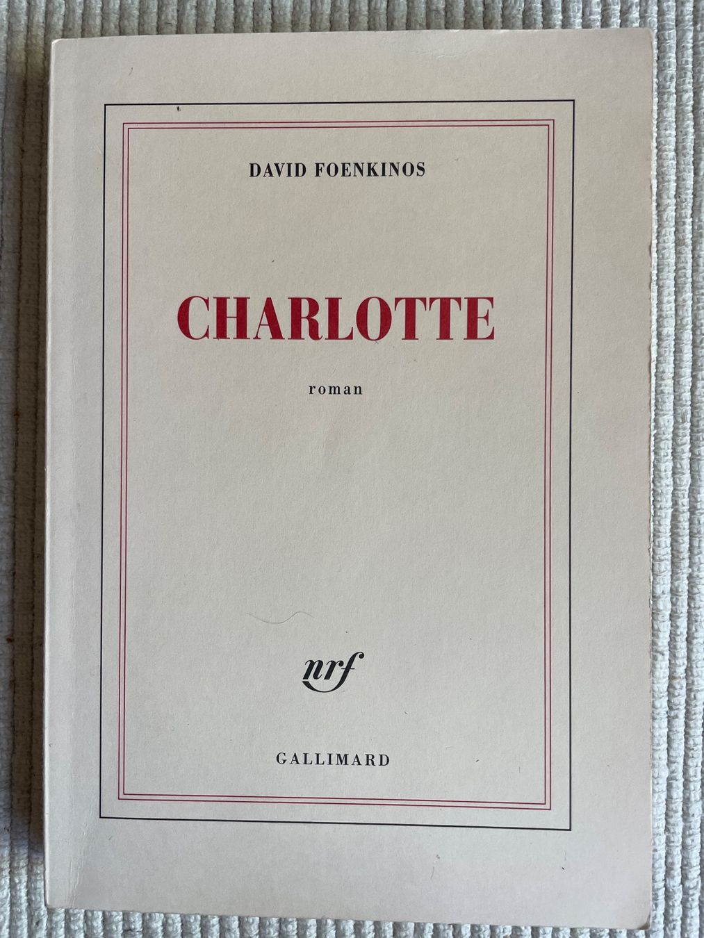 Libri: Charlotte - David Foenkinos – Usato da Biel/Bienne venduto da Garum