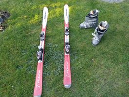 Ski mit Schuhen