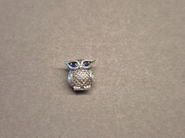 Silber Charm Eule +Garantie