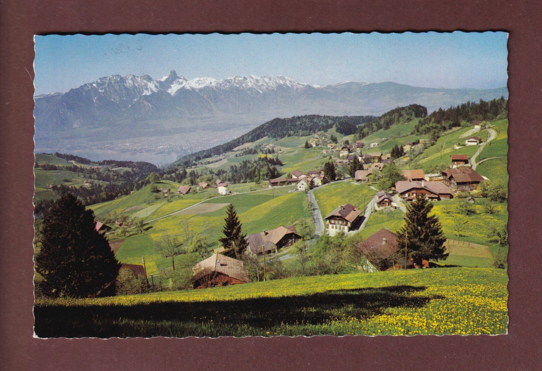 Cartoline postali: GOLDIWIL ob Thun - 1965 – Usato da Pully venduto da nicecards-shop