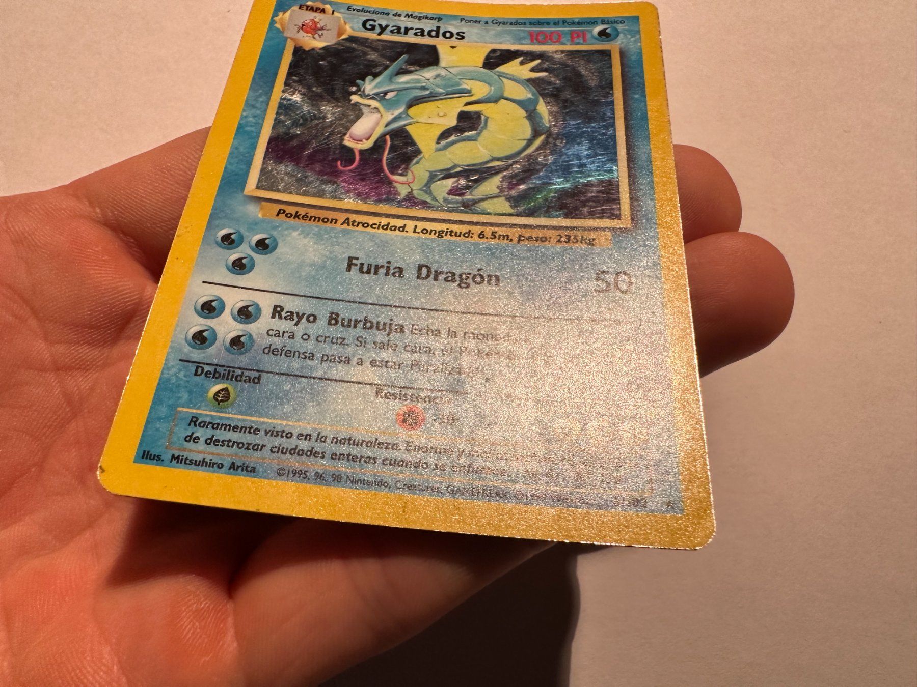 Pokémon Sammelbilder & Trading cards: Gyarados holo Base Spanisch – Gebraucht aus Hagendorn von Pokecollectorch 2