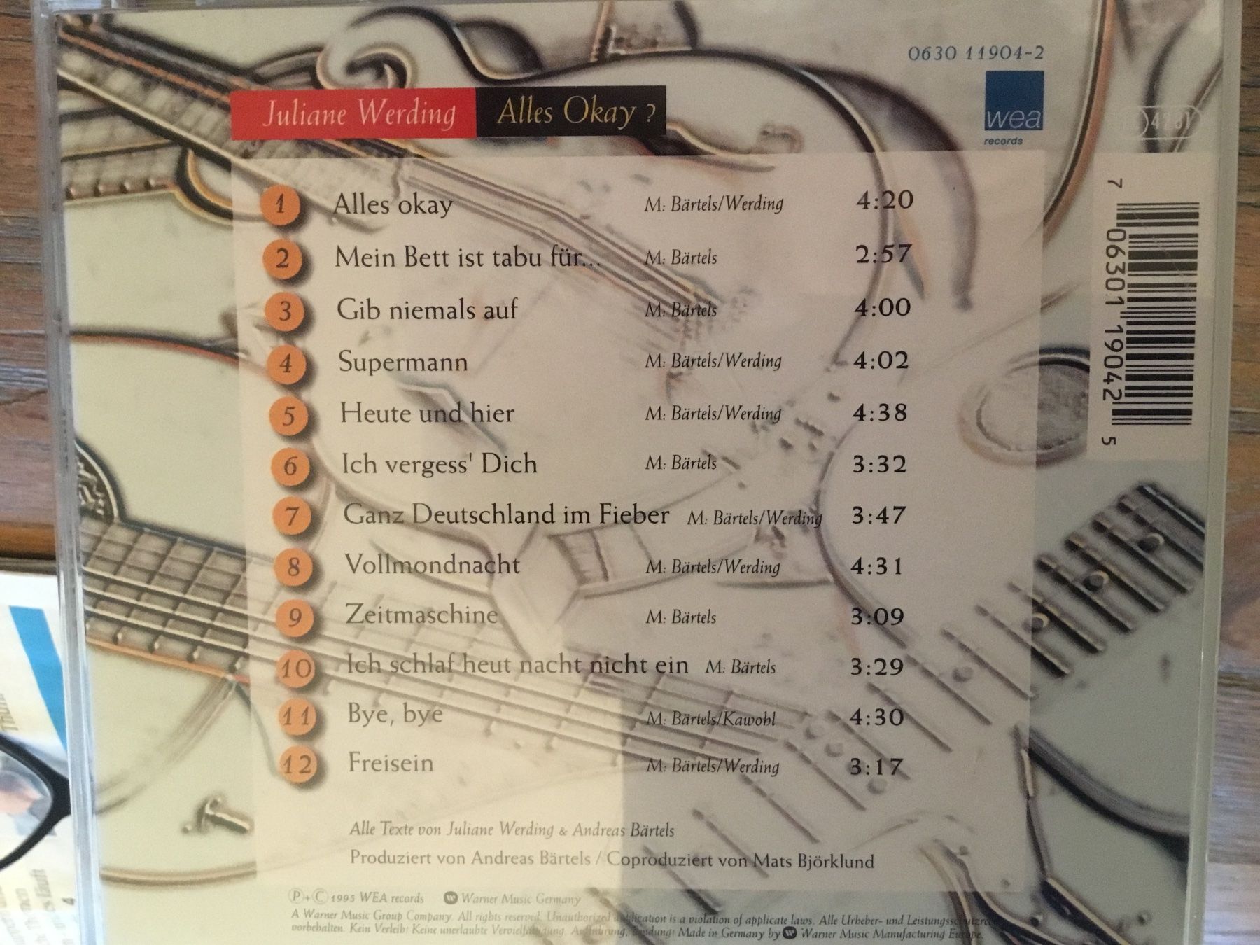 CDs: Juliane Werding Alles Okay?  s – Gebraucht aus Thierachern von sweden08 1