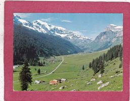 Blick über Urnerboden gegen Passhöhe Claridenstock 1972