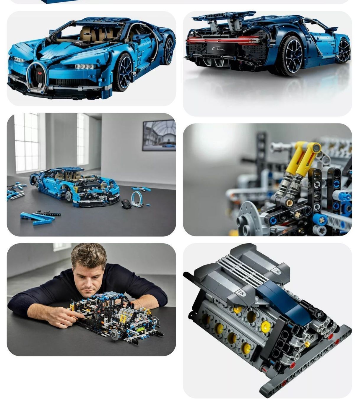 Bugatti Modellini d'auto: + LEGO Technic - Bugatti Chiron – Nuovo e nell'imballaggio originale da Amriswil venduto da JaJa-Express 1