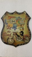 Wandschild Route 66 Design Motiv 