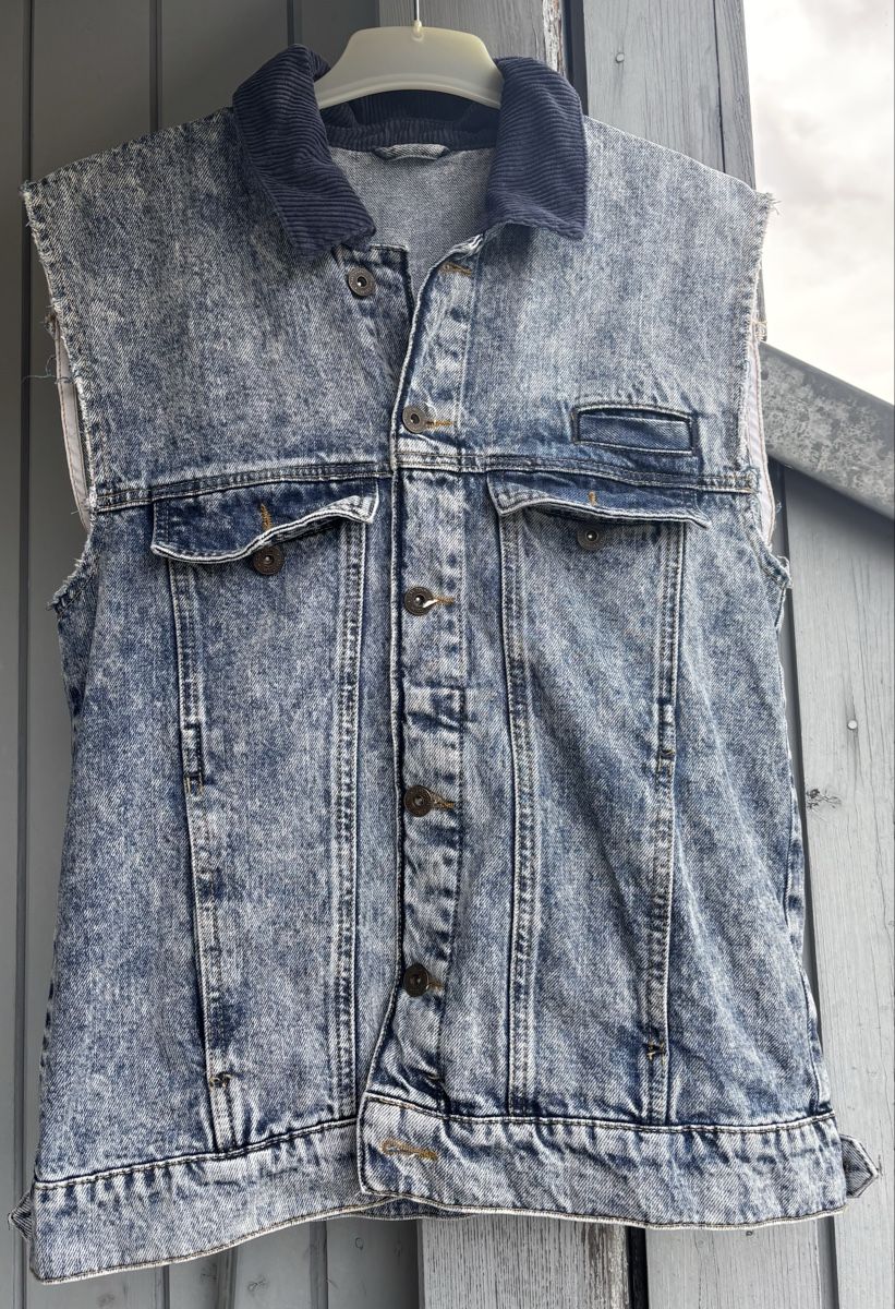Gilet & Giacche: Jeansweste Grösse S von Topman Unisex – Nuovo (secondo la descrizione) da Brugg AG venduto da ann_stf7 1