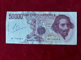 ITALIA- 50'000 Lire 6 Febbraio 1984 Gianlorenzo BERNINI