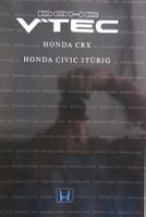 Prospekt Honda Civic VTEC von 1990