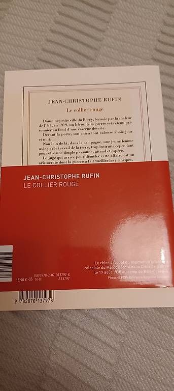 Colliers: Le collier rouge-Christophe Rufin – D'occasion à GENEVE par NathalieI01 1