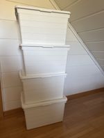 IKEA Aufbewahrungsbox Sockerbit weiss 4 Stück Set