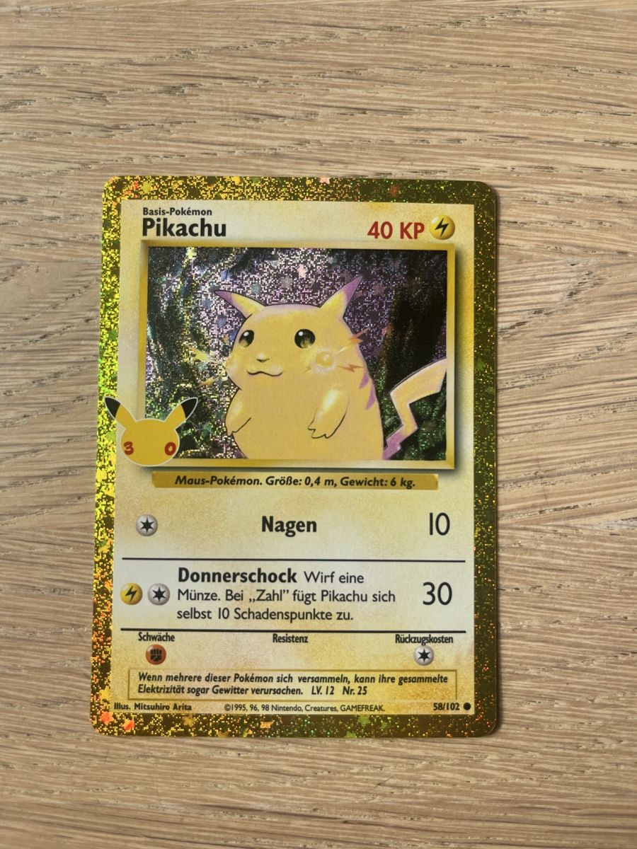 Pokémon Sammelbilder & Trading cards: Pokemon Pikachu classic collection – Neu (gemäss Beschreibung) aus Zürich von nils_40