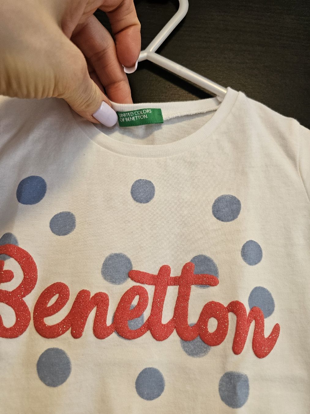 Benetton Camicie, T-shirt & Polo: Benetton Mädchen T-Shirt Gr. 2 Jahre – Usato da Laufen venduto da Taty007 1