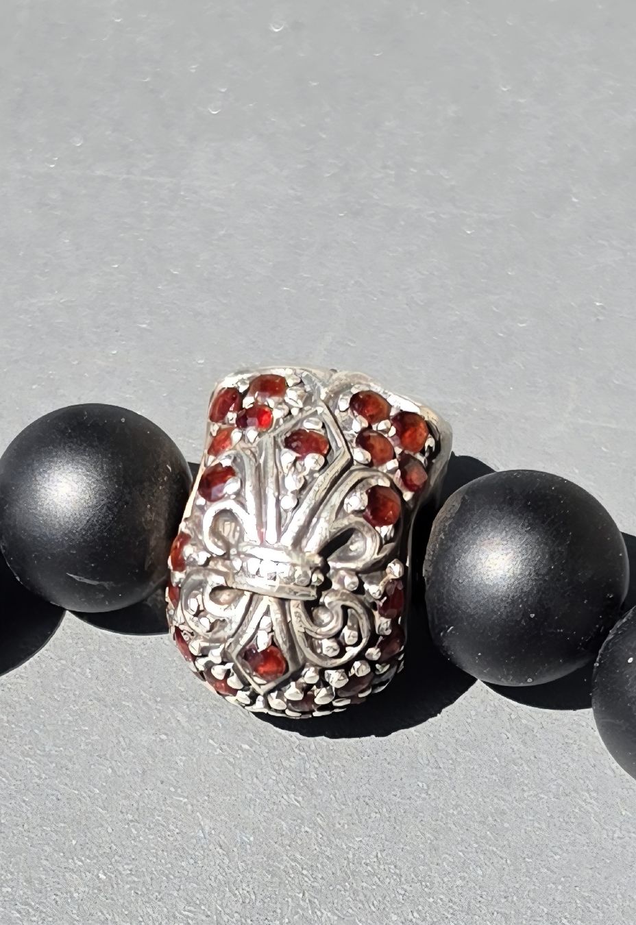Bracciali & Braccialetti: Bracelet mit skull und Rubinen – Nuovo (secondo la descrizione) da Weggis venduto da Jeaval 2