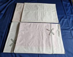 Vintage Bettwäsche "Flachsblute" in Original Schachtel