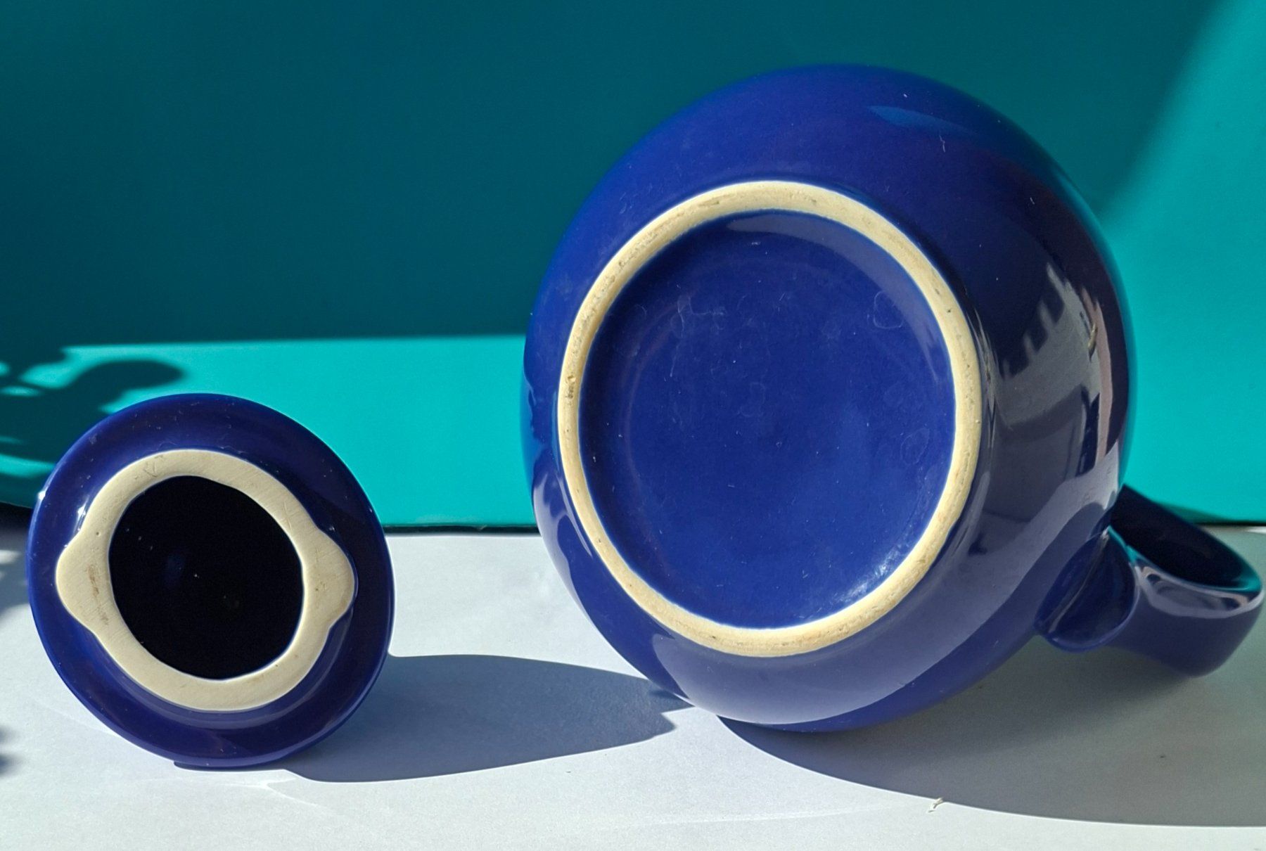 Teiere: Royal blaue Tee Kaffeekanne, Vintage Design – Usato da Opfikon venduto da Diversamente 5