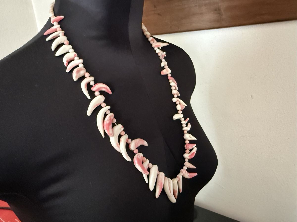 Catenine: Vintage-Halskette: Echte Muschel – Usato da Lamone venduto da LaCantinaMagica 3