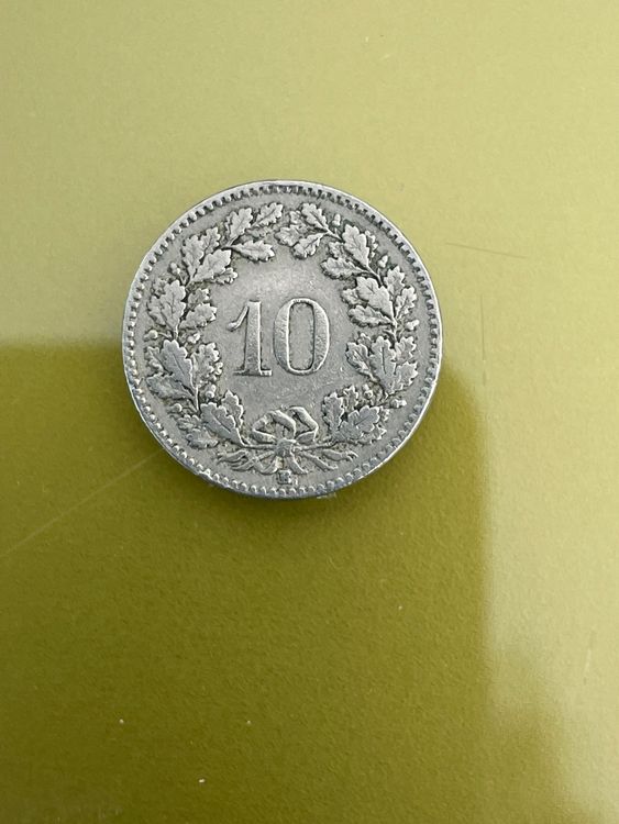10 Rappen Münze 1919 (Gebraucht) in Sutz für CHF 1.8 – mit Lieferung ...
