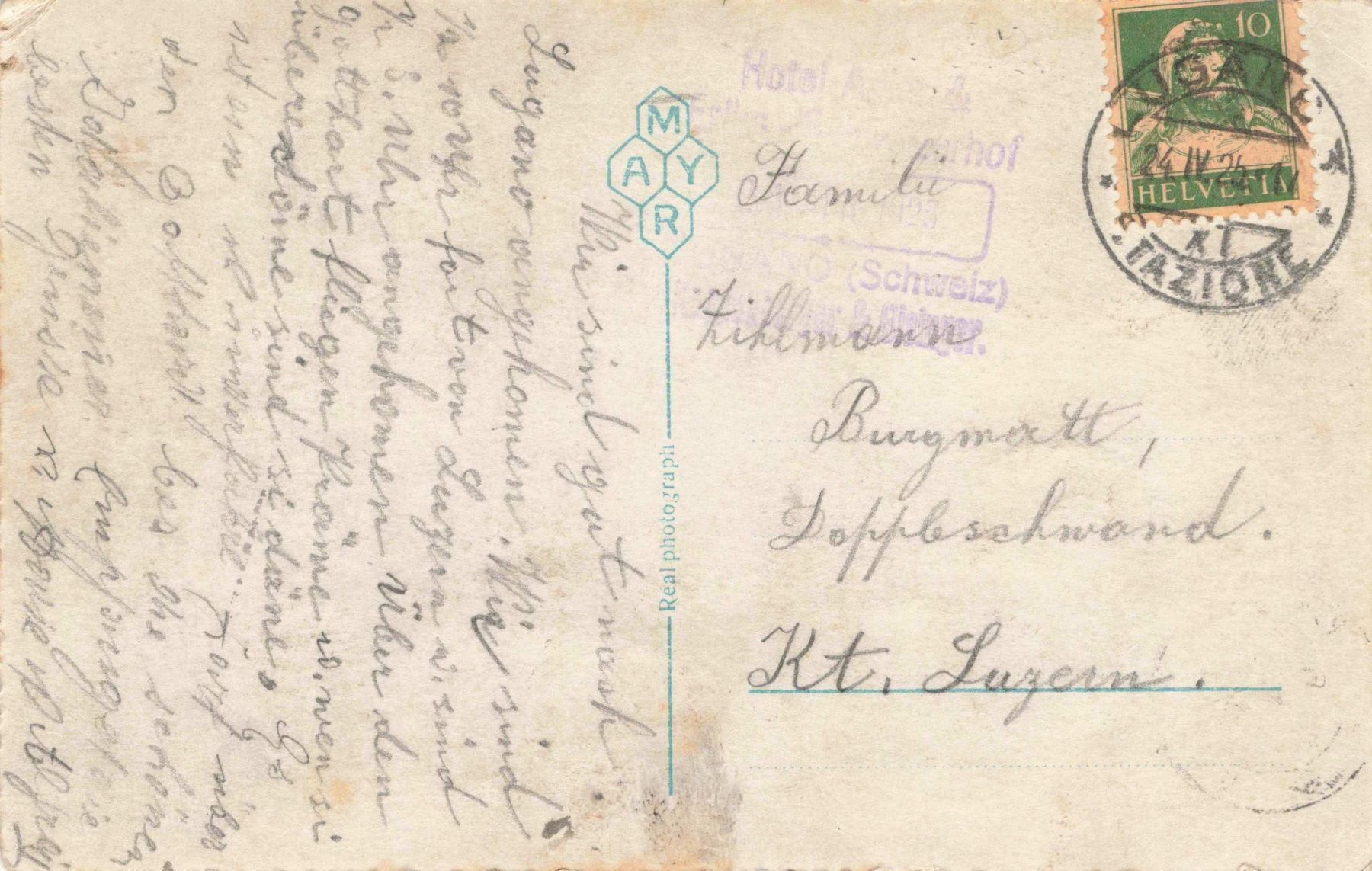 Cartes postales: Lugano Ti – D'occasion à Biasca par Blenio71 1