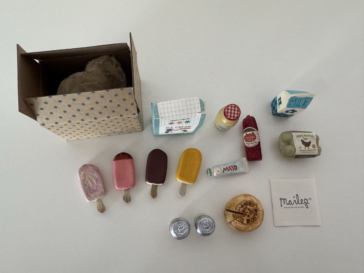 Maileg Giocattoli: Neu Maileg Lebensmittelbox – Nuovo (secondo la descrizione) da Balgach venduto da zreredein