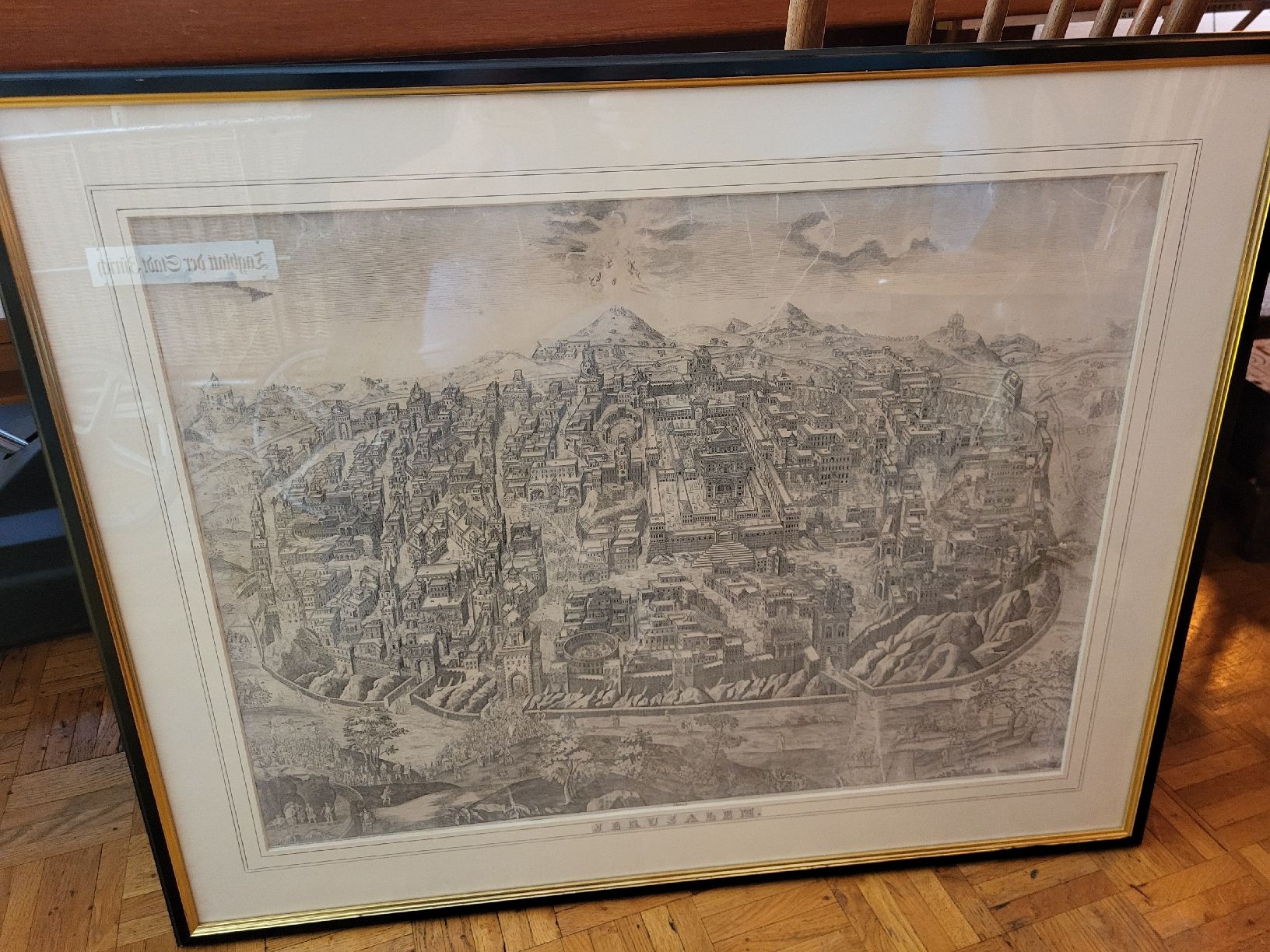 Grafiken & Lithographien: Bild Lithografie  Jerusalem – Gebraucht aus Degersheim von Sonnenbiene55