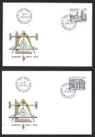 2 FDC 607-608 Serie Einzelmarken Europamarken ET 2.5.1978