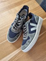 Sneaker Veja V-10 blau grau Wildleder Gr.44