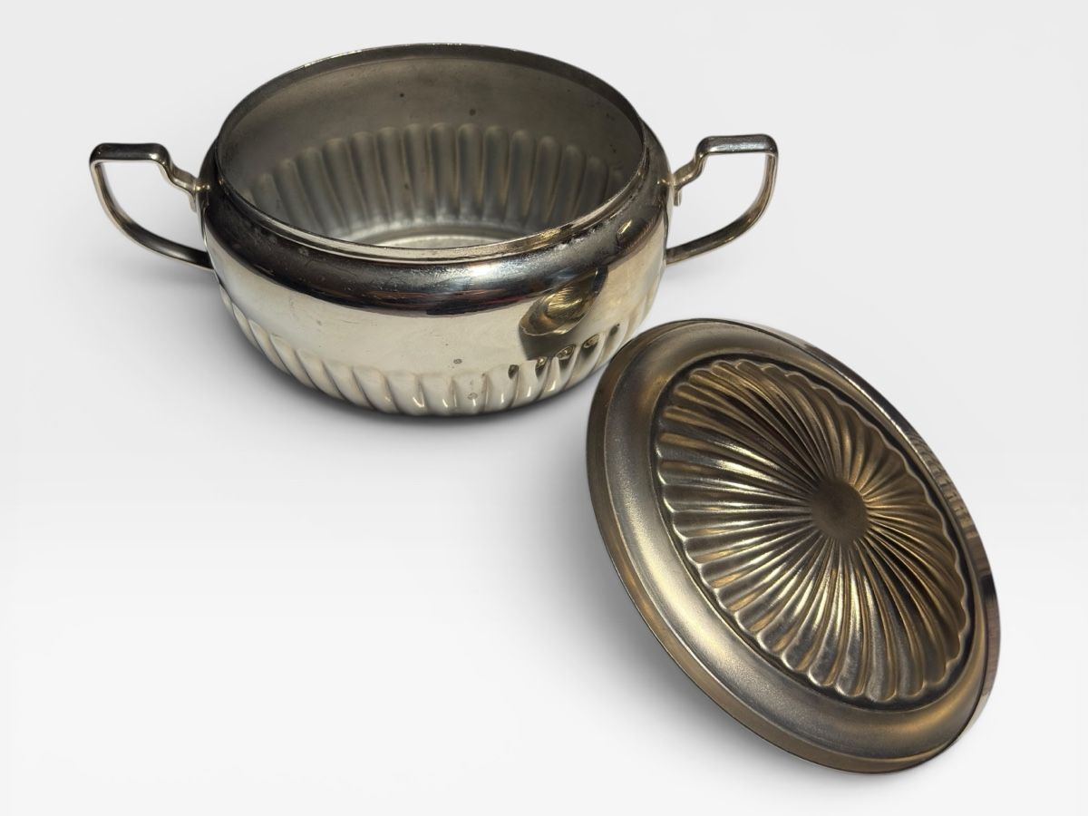 Set di piatti: Ernst Hecker Art Déco Kaffeeservice versilbert 3-tlg. – Usato da Zwingen venduto da imh_bl67 6