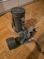 Schweizer Armee Gasmaske mit Behälter Militär
