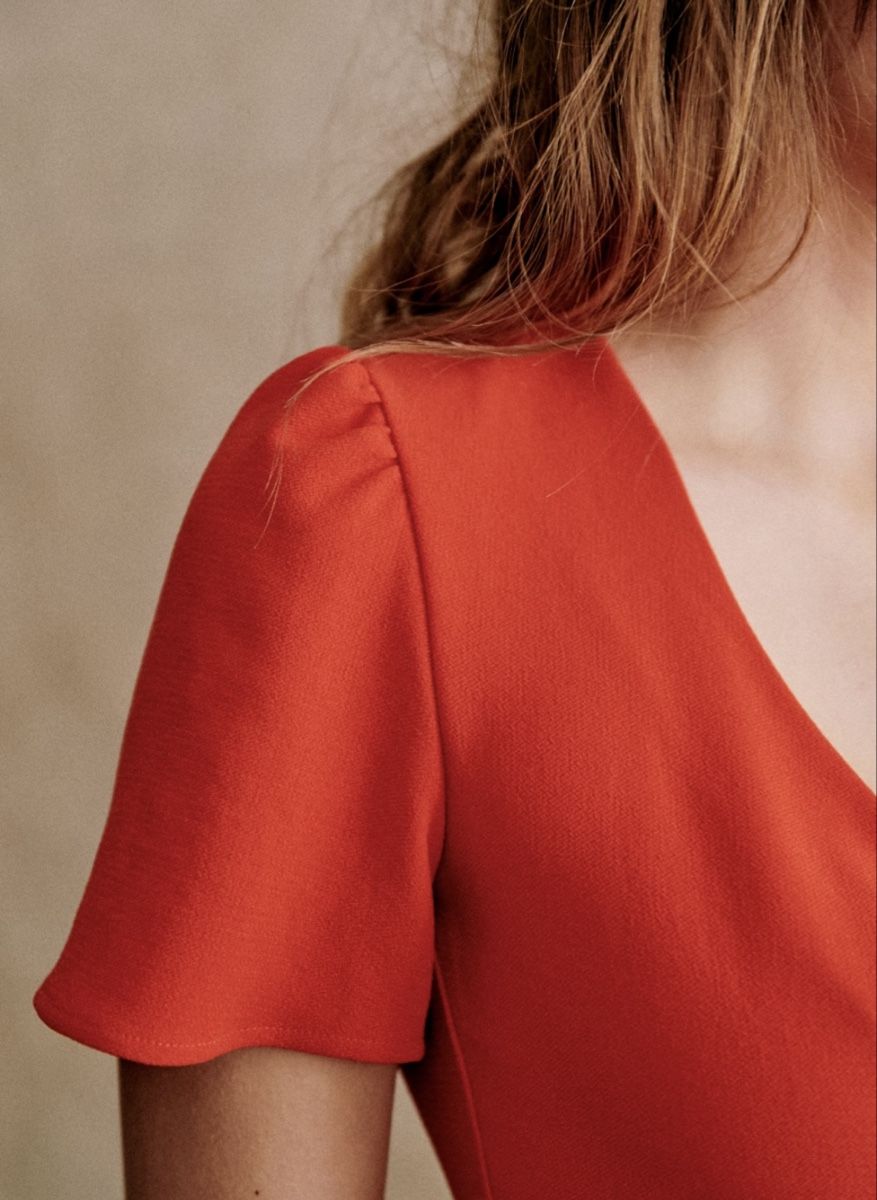 Sezane Vestiti: Robe rouge Sézane – Nuovo (secondo la descrizione) da Lausanne venduto da sou_w9bl 2
