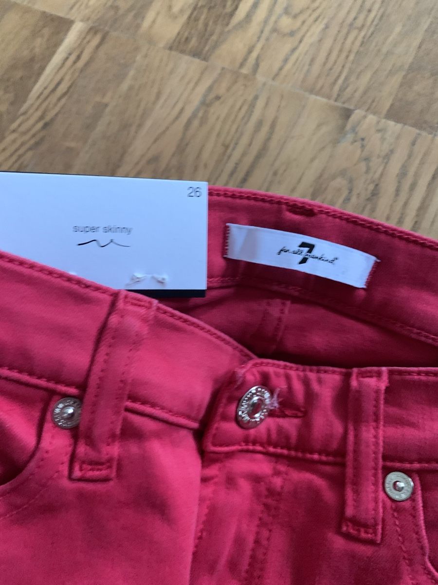 Camicette: Roter jeans neue for all mankind – Nuovo e nell'imballaggio originale da Zürich venduto da Nikuska32 3