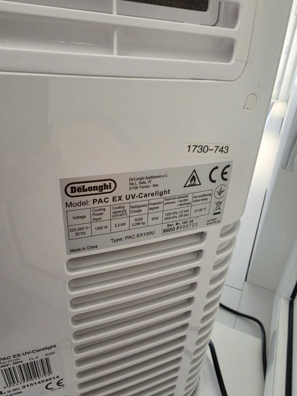 De'Longhi Klimageräte: Klimagerät PAC  EX130U – Gebraucht aus Rotkreuz von pic_sq5j 2