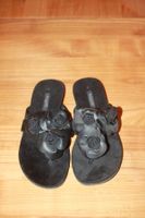 Bugatti Zehensandalen schwarz 37