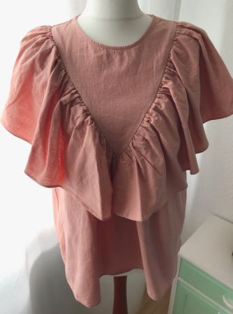 Zara Bluse / Top / Oberteil, feminin, roséfarben, S 36 Shirt