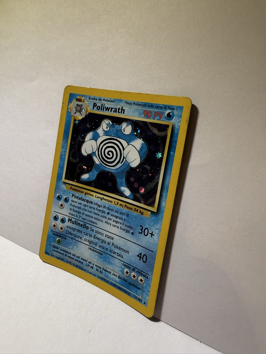 Pokémon Carte collezionabili: Pokemon Card Base Set Shadowless Poliwrath 13/102 – Usato da Lugano venduto da ktm_7jr7 1