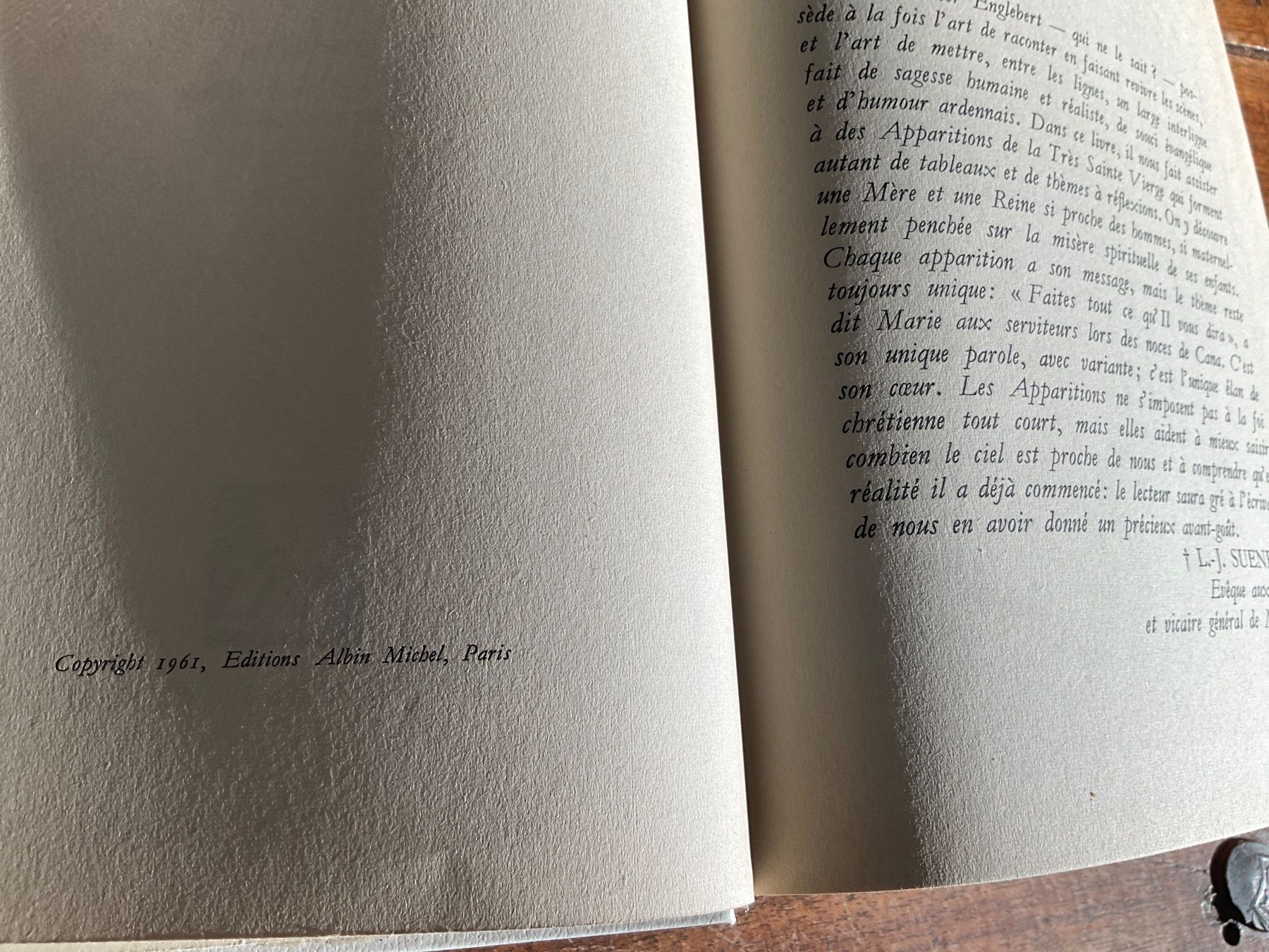 Libri: Dix apparitions de la Vierge Omer Engelbert – Usato da Avenches venduto da Optimus_ 1