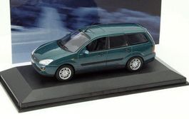 Ford Focus I Turnier Phase I 1999-2001 dunkelgrün met.  1:43