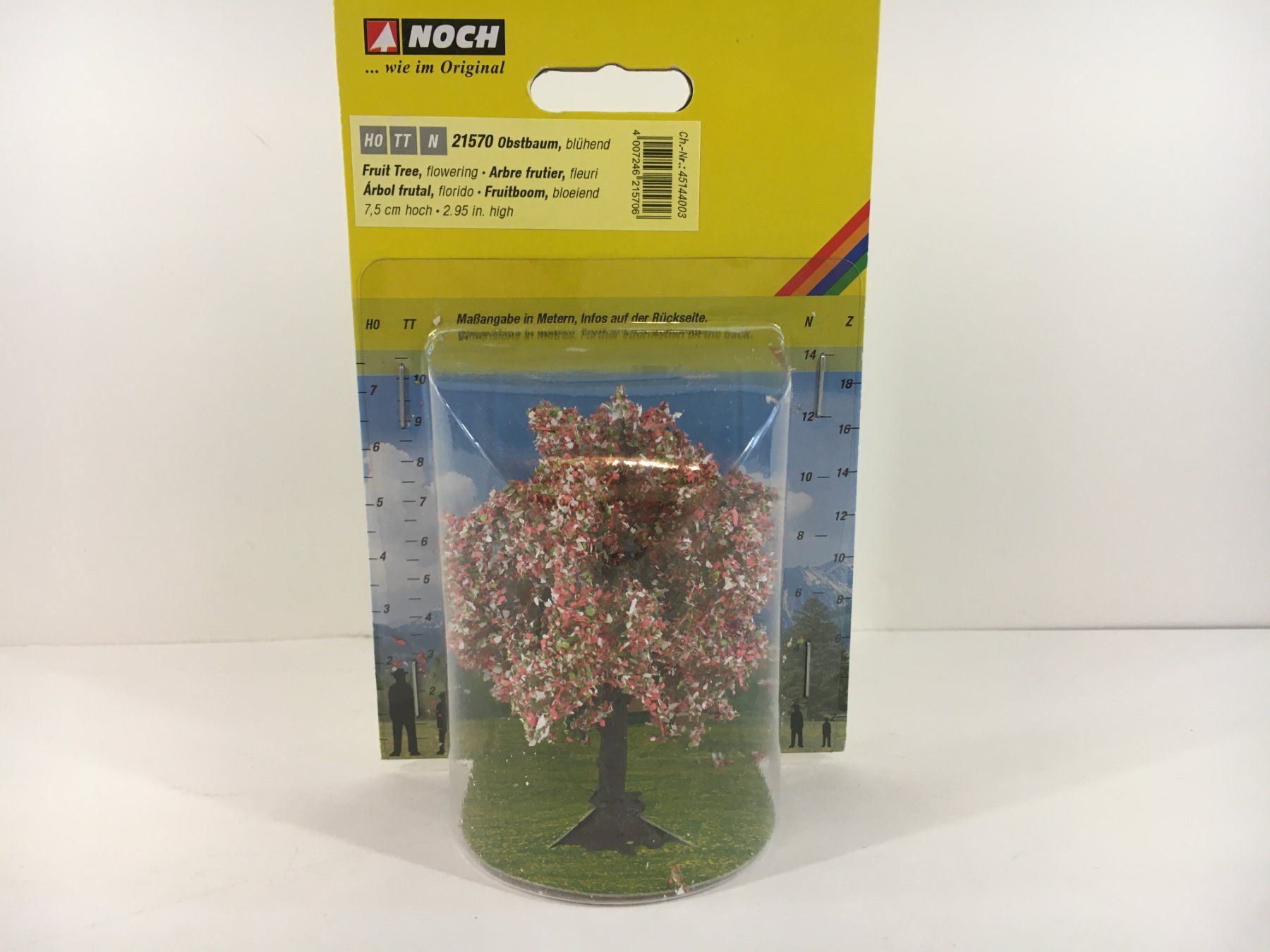 Noch Modellini di ferrovie: Noch H0 21570 Obstbaum – Nuovo e nell'imballaggio originale da Rodersdorf venduto da Joerg11