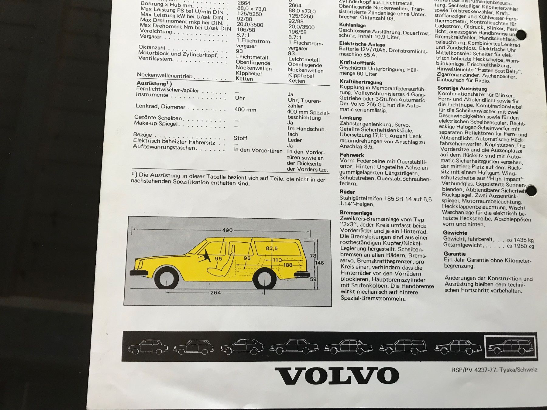 Volvo Documenti: Volvo Prospekt – Usato da Balterswil venduto da Jeko1967 1