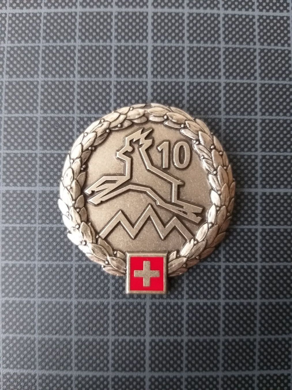 Placchette & Badge: Béretemblem Gebirgsinfanteriebrigade 10 – Nuovo (secondo la descrizione) da Bauma venduto da SwissMilitaria