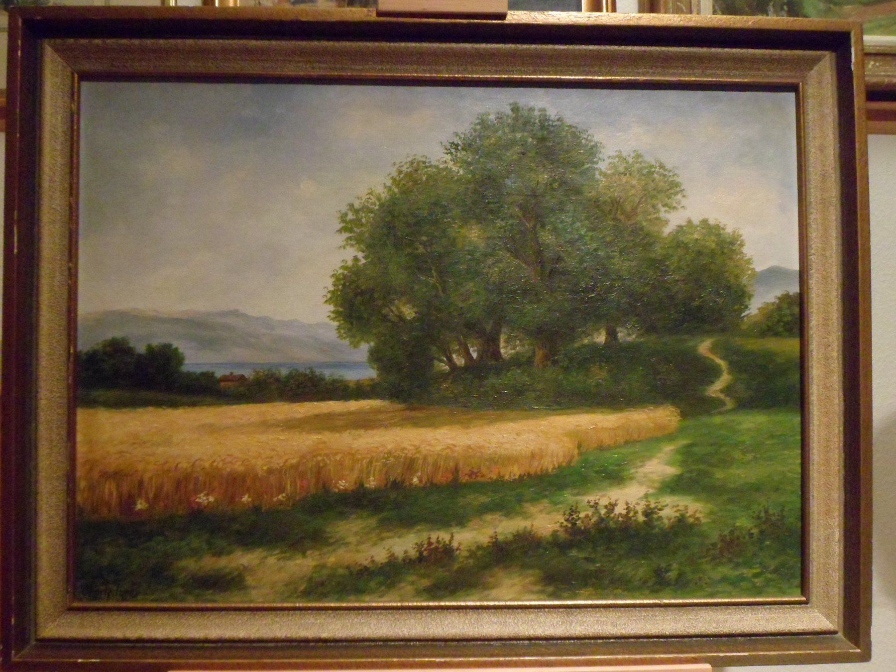 Dipinti: Oberholzer, Ölgemälde, 70x50 cm – Usato da Solothurn venduto da flyingjoymaker